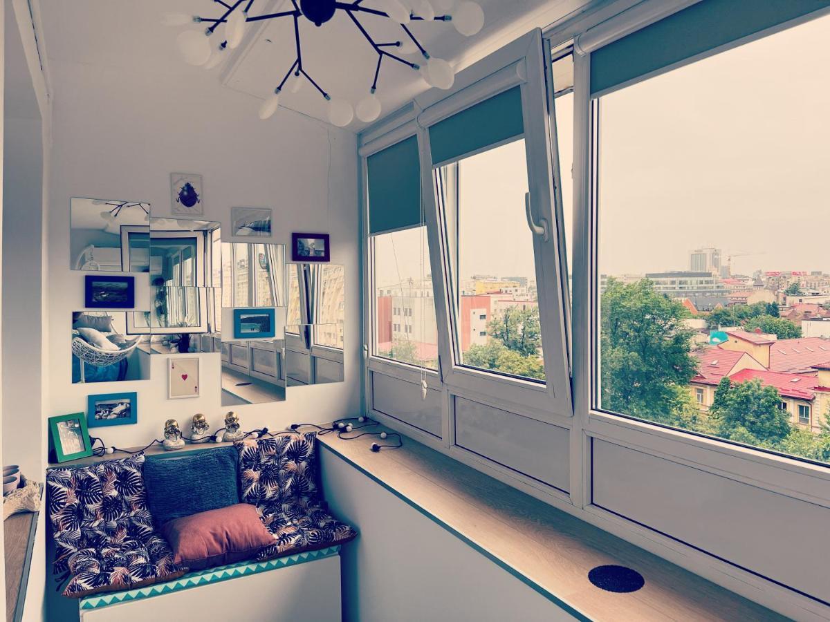 City View Studio In The Heart Of Bucharest Lägenhet Exteriör bild